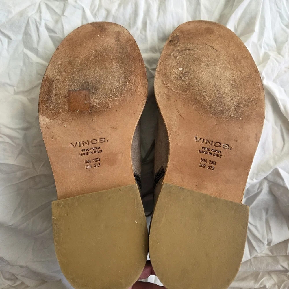 Vince Women's Cabria Suede Lace Up Ankle Boot Almond Toe Sz 7.5 - Picture 10 of 13